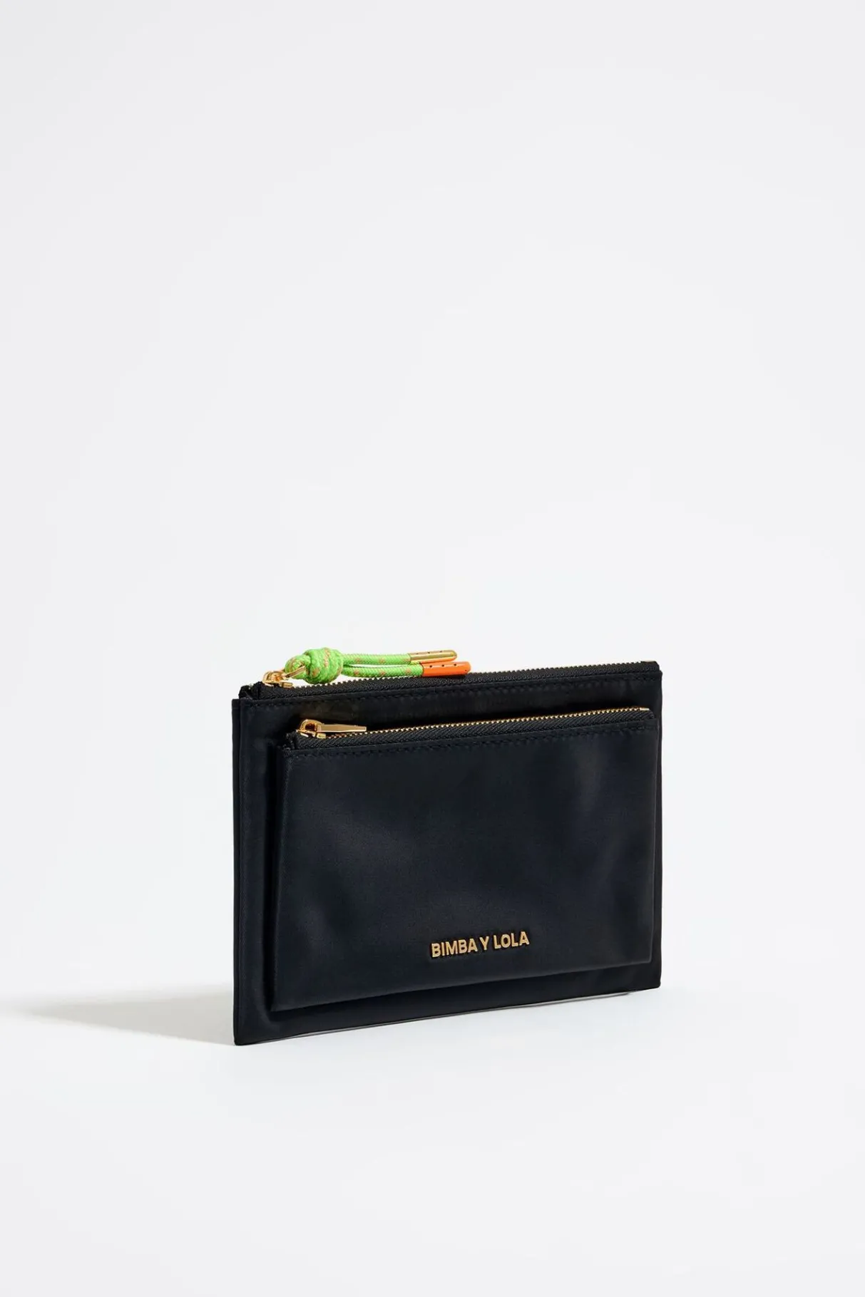 Mujer BIMBA Y LOLA Nylon<Cartera Doble Nylon Negra