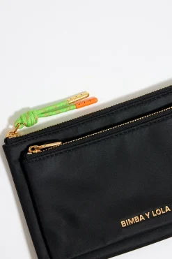 Mujer BIMBA Y LOLA Nylon<Cartera Doble Nylon Negra