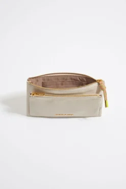 Mujer BIMBA Y LOLA Nylon<Cartera Doble Nylon Piedra