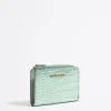 Mujer BIMBA Y LOLA Carteras Y Monederos<Cartera Grabado Cocodrilo Verde Claro