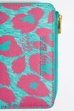 Mujer BIMBA Y LOLA Carteras Y Monederos<Cartera Leopard Turquesa