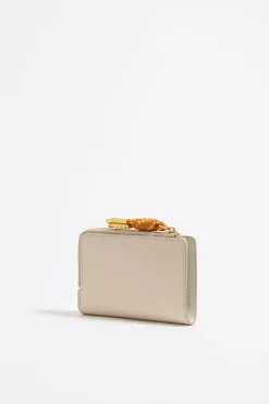 Mujer BIMBA Y LOLA Piel<Cartera Piel Blanco Roto