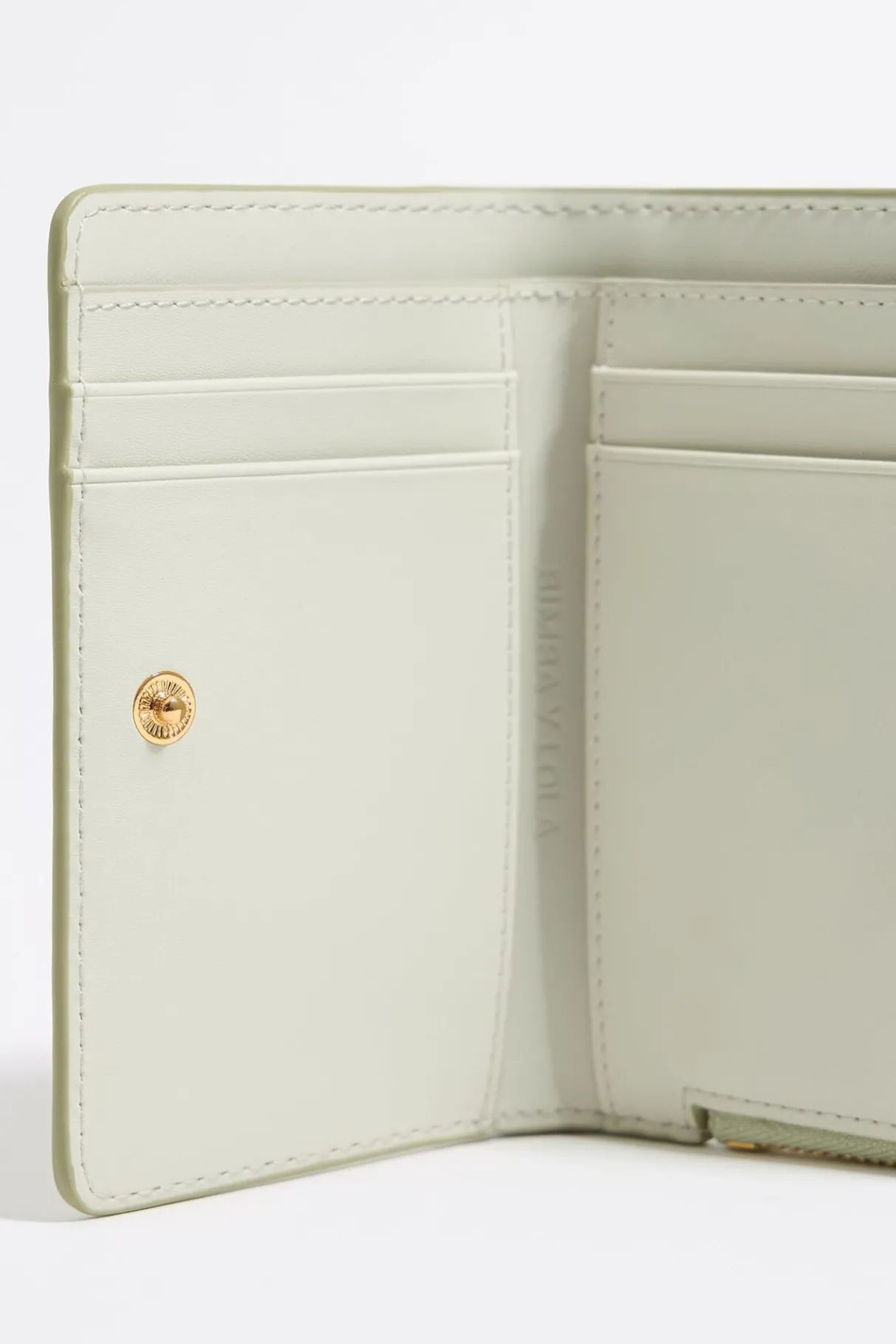 Mujer BIMBA Y LOLA Piel<Cartera Piel Verde Pastel