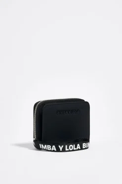 Mujer BIMBA Y LOLA Nylon<Cartera Solapa Nylon Negra