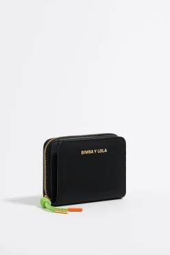 Mujer BIMBA Y LOLA Nylon<Cartera Solapa Nylon Negra