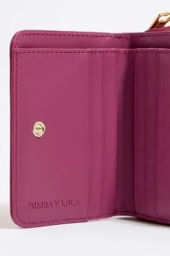 Mujer BIMBA Y LOLA Nylon<Cartera Solapa Nylon Rosa Oscuro