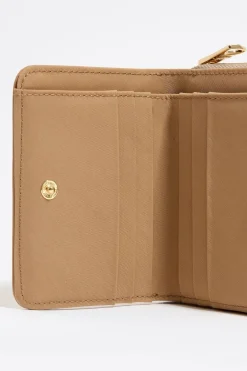 Mujer BIMBA Y LOLA Nylon<Cartera Solapa Nylon Tostada