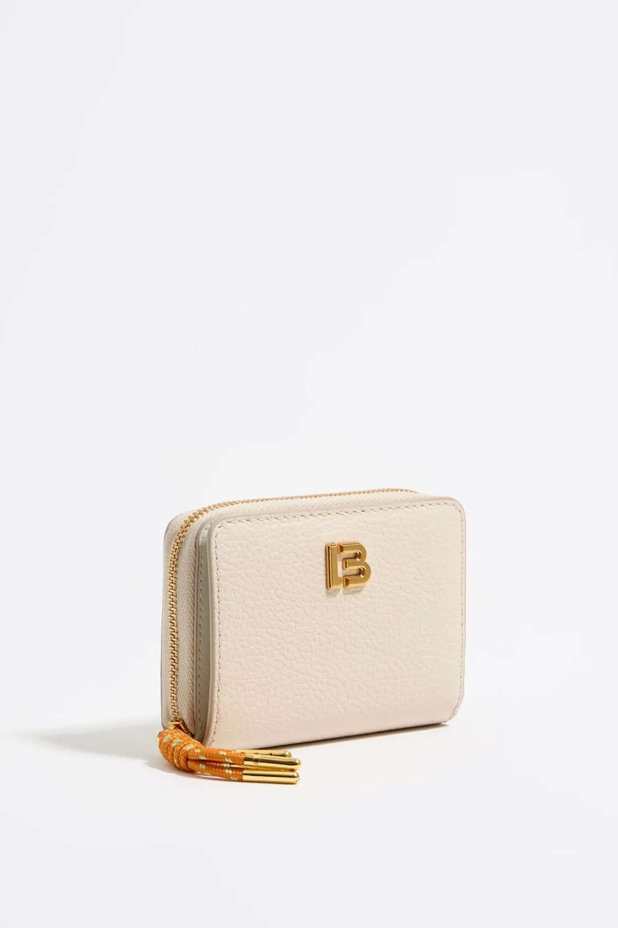 Mujer BIMBA Y LOLA Piel<Cartera Solapa Piel Blanco Roto