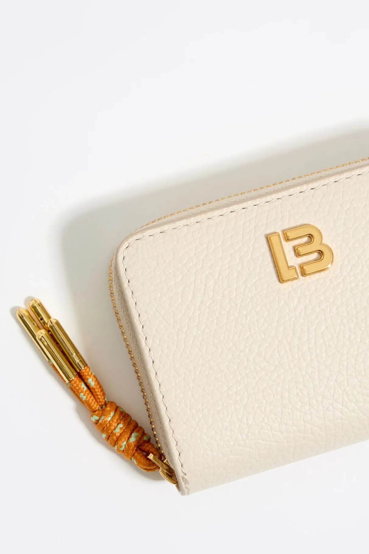 Mujer BIMBA Y LOLA Piel<Cartera Solapa Piel Blanco Roto