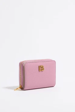 Mujer BIMBA Y LOLA Piel<Cartera Solapa Piel Rosa