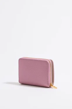 Mujer BIMBA Y LOLA Piel<Cartera Solapa Piel Rosa