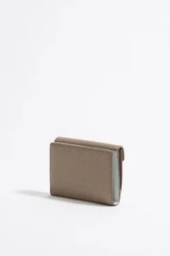 Mujer BIMBA Y LOLA Piel<Cartera Solapa Piel Topo