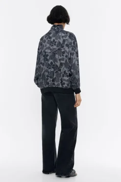 Mujer BIMBA Y LOLA Gabardinas Y Chaquetas<Cazadora Bomber Fluida Canary Camo Caqui