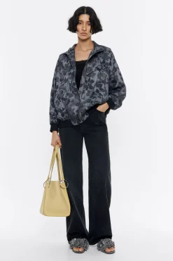 Mujer BIMBA Y LOLA Total Look<Cazadora Bomber Fluida Canary Camo Caqui
