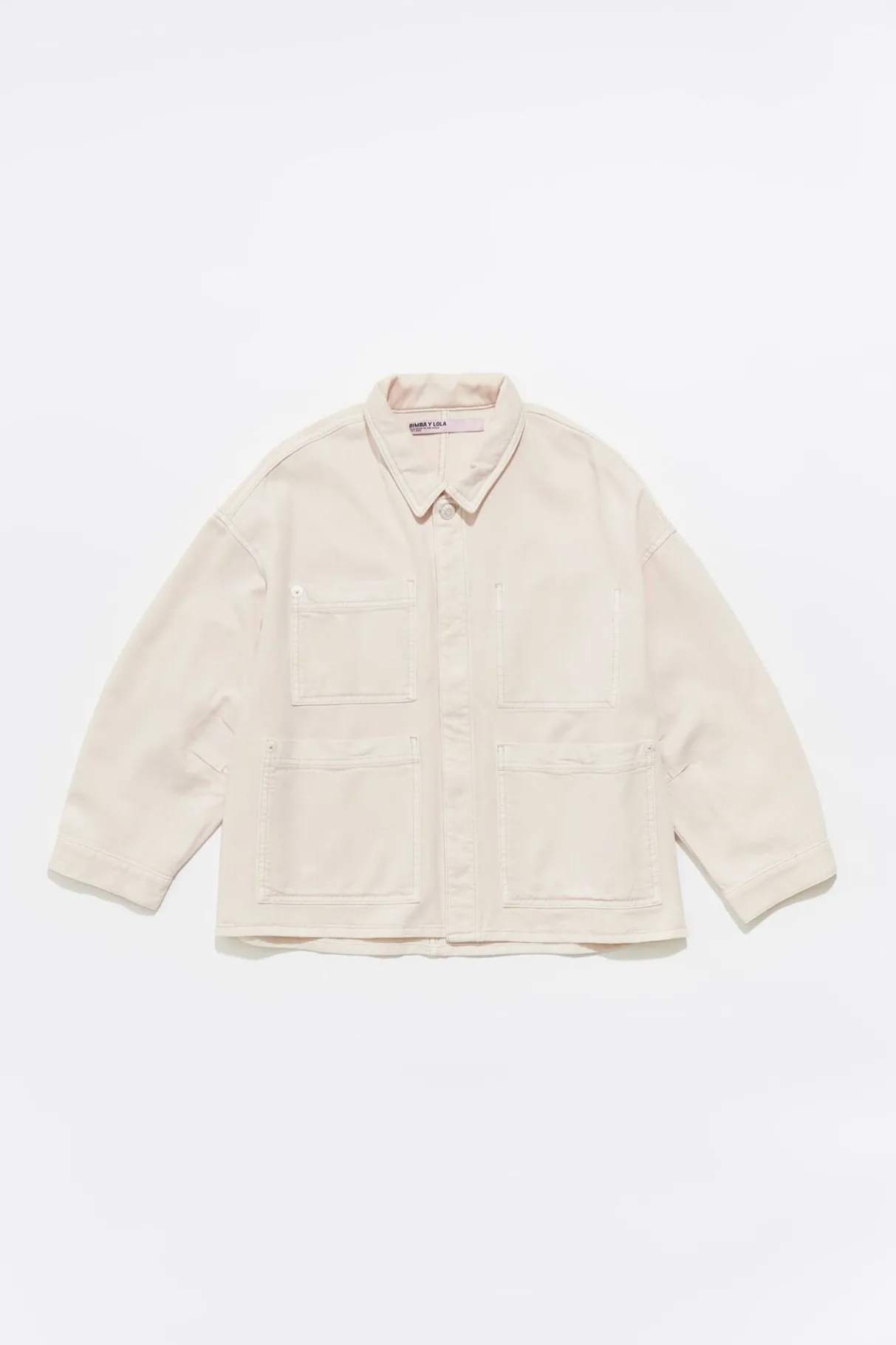 Mujer BIMBA Y LOLA Denim<Cazadora Denim Recta Cruda