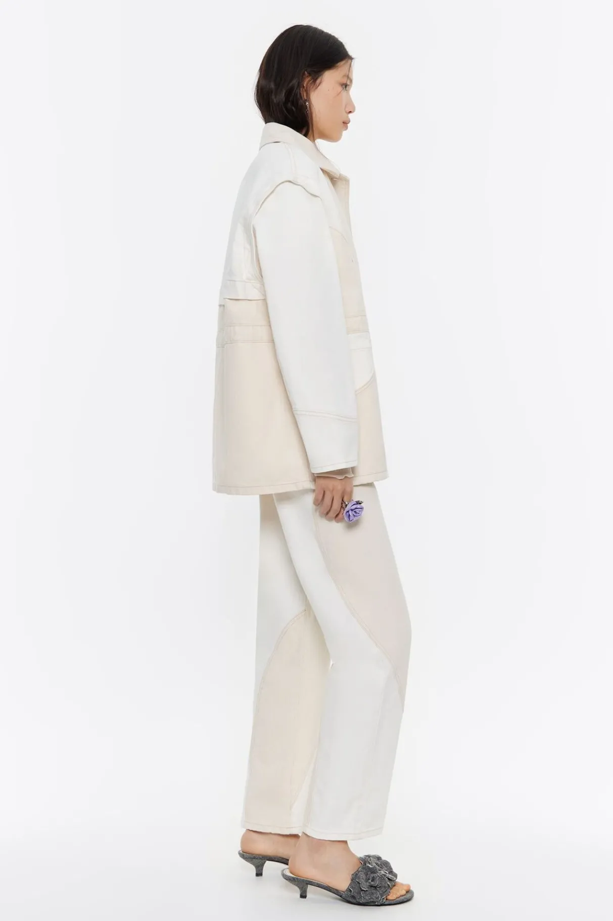 Mujer BIMBA Y LOLA Total Look<Cazadora Denim Recta Cruda