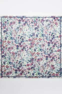 Mujer BIMBA Y LOLA Pañuelos<Chal Flores Acuarela Blanco Roto