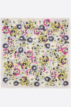 Mujer BIMBA Y LOLA Pañuelos<Chal Flores Rotulador Fondo Lila