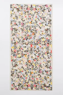 Mujer BIMBA Y LOLA Pañuelos<Chal Flores Y Jarrones Naif Gris