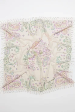 Mujer BIMBA Y LOLA Pañuelos<Chal Pasley Acuarela Marfil