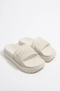 Mujer BIMBA Y LOLA Chanclas<Chancla Plataforma Logo Blanca