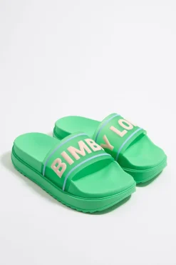 Mujer BIMBA Y LOLA Chanclas<Chancla Plataforma Verde