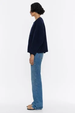 Mujer BIMBA Y LOLA Gabardinas Y Chaquetas<Chaqueta Doble Faz Azul Marino