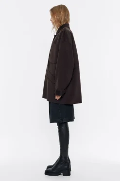 Mujer BIMBA Y LOLA Gabardinas Y Chaquetas<Chaqueton Doble Faz Marron