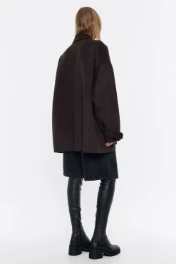 Mujer BIMBA Y LOLA Gabardinas Y Chaquetas<Chaqueton Doble Faz Marron