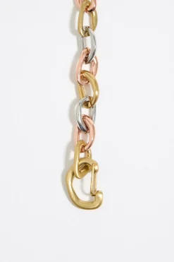 Mujer BIMBA Y LOLA Collares<Collar Cadena Y Piedra Negra