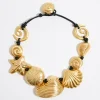 Mujer BIMBA Y LOLA Collares<Collar Caracolas Dorado Mate