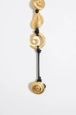 Mujer BIMBA Y LOLA Collares<Collar Caracolas Dorado Mate