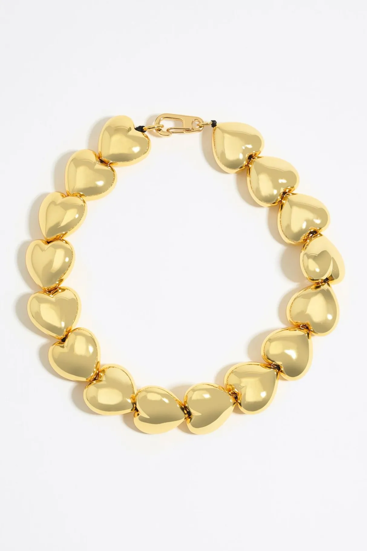 Mujer BIMBA Y LOLA Collares<Collar Corazones Dorado