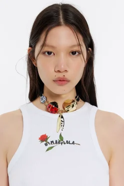 Mujer BIMBA Y LOLA Collares<Collar Cristal Y Mariquita Rojo