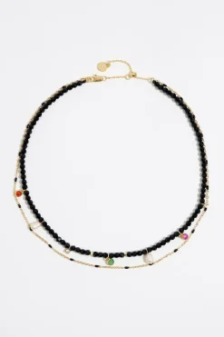Mujer BIMBA Y LOLA Collares<Collar Cristales Y Piedras Multicolores