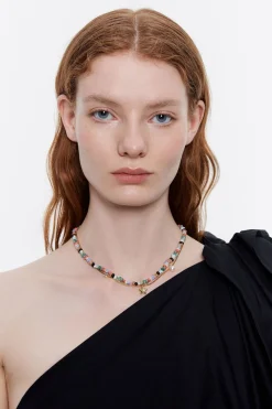 Mujer BIMBA Y LOLA Collares<Collar Doble Caracolas Y Piedras Multicolor