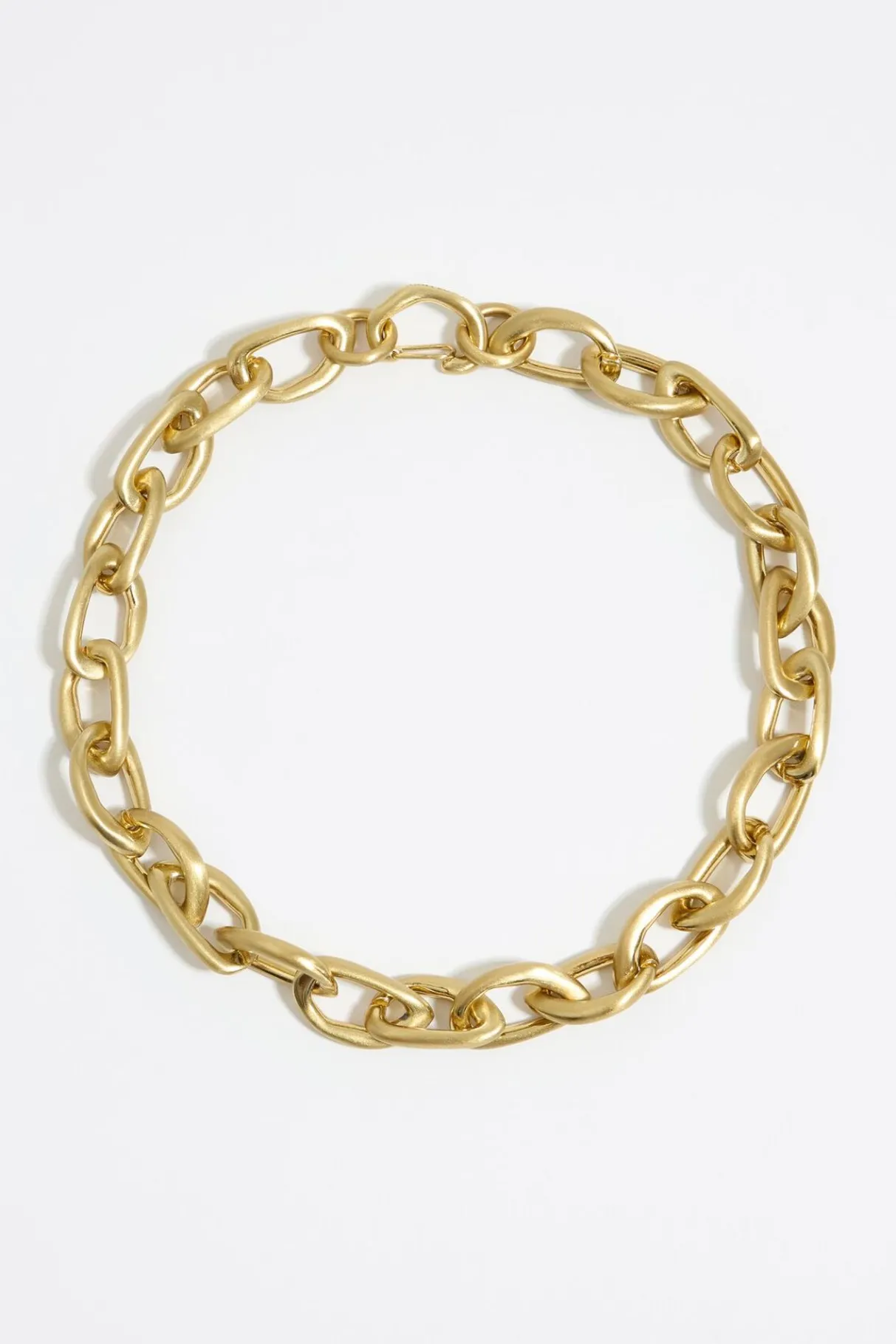 Mujer BIMBA Y LOLA Collares<Collar Eslabones Irregulares Dorado