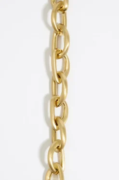 Mujer BIMBA Y LOLA Collares<Collar Eslabones Irregulares Dorado