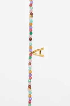 Mujer BIMBA Y LOLA Abecedario<Collar Letra A Piedras Multicolores