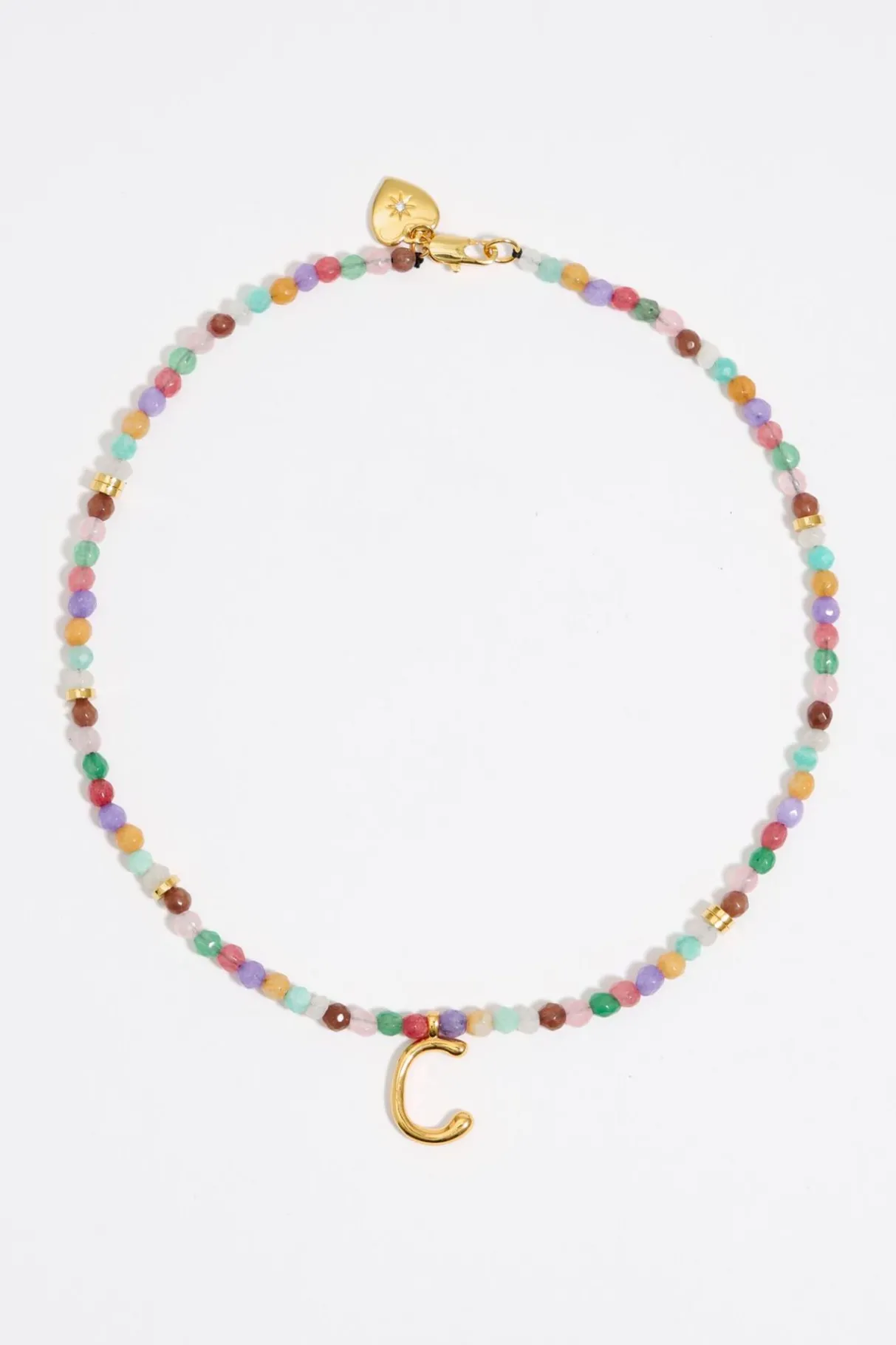 Mujer BIMBA Y LOLA Abecedario<Collar Letra C Piedras Multicolores