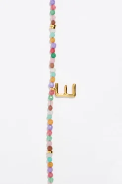 Mujer BIMBA Y LOLA Abecedario<Collar Letra E Piedras Multicolores