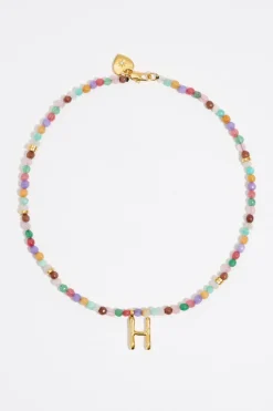 Mujer BIMBA Y LOLA Abecedario<Collar Letra H Piedras Multicolores