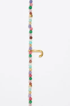 Mujer BIMBA Y LOLA Abecedario<Collar Letra J Piedras Multicolores