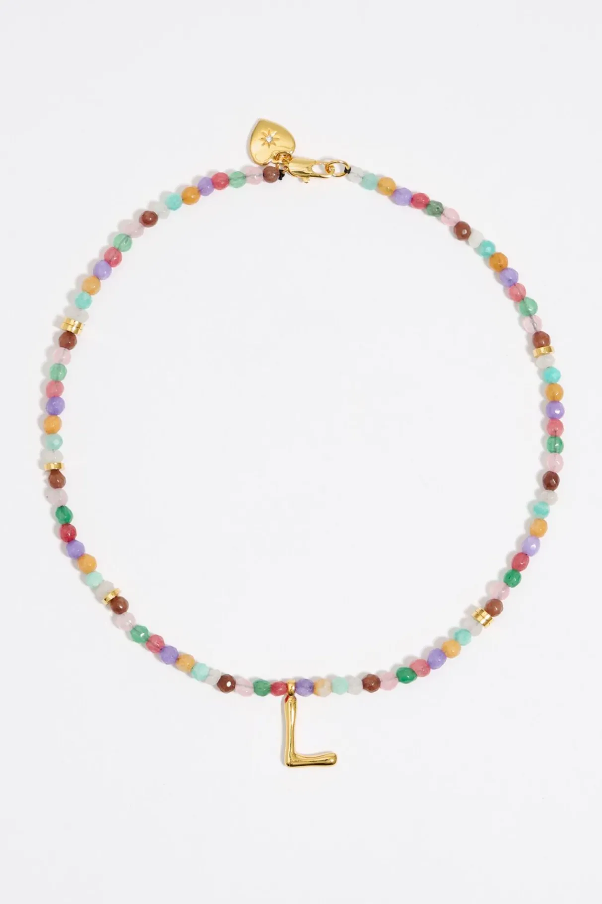 Mujer BIMBA Y LOLA Abecedario<Collar Letra L Piedras Multicolores