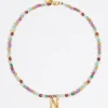 Mujer BIMBA Y LOLA Abecedario<Collar Letra N Piedras Multicolores