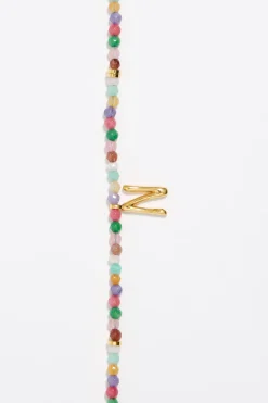 Mujer BIMBA Y LOLA Abecedario<Collar Letra N Piedras Multicolores