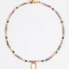 Mujer BIMBA Y LOLA Abecedario<Collar Letra O Piedras Multicolores