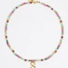 Mujer BIMBA Y LOLA Abecedario<Collar Letra S Piedras Multicolores