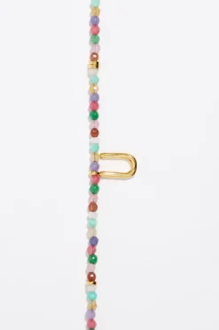 Mujer BIMBA Y LOLA Abecedario<Collar Letra U Piedras Multicolores