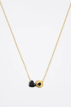 Mujer BIMBA Y LOLA Collares<Collar Logo Candy Corazon Negro